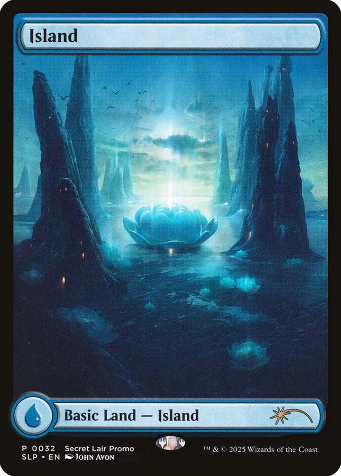 2023 Secret Lair Showdown Island rare #32 unlisted card image