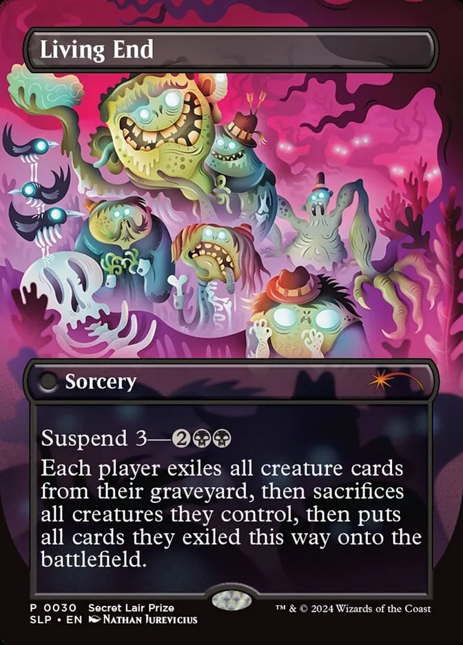 2023 Secret Lair Showdown Living End mythic #30 unlisted card image