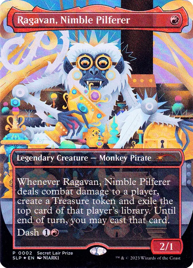 2023 Secret Lair Showdown Ragavan, Nimble Pilferer mythic #2 unlisted card image