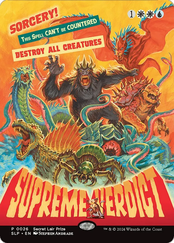 2023 Secret Lair Showdown Supreme Verdict rare #26 unlisted card image