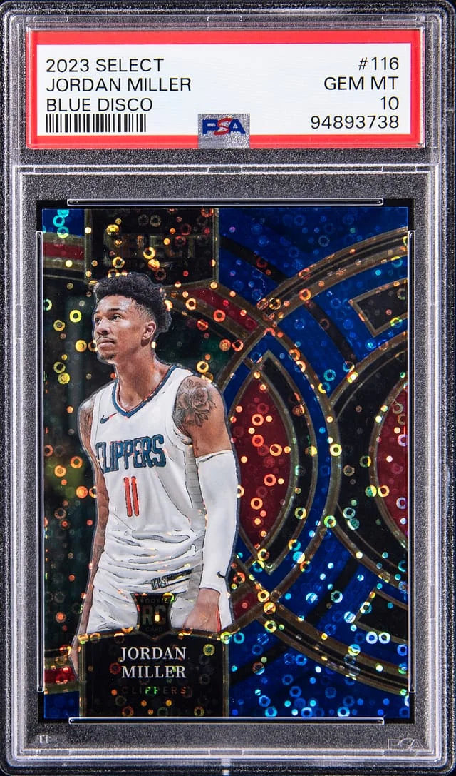 2023 Select Jordan Miller Blue Diso #116 card image