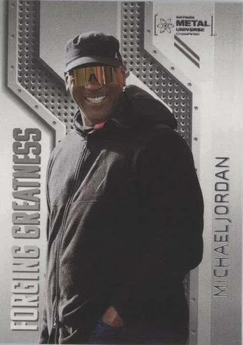 2023 SkyBox Metal Universe Champions Michael Jordan Forging Greatness Achievements #FG-8 card image