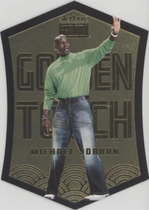 2023 SkyBox Metal Universe Champions Michael Jordan Golden Touch #GT-14 card image