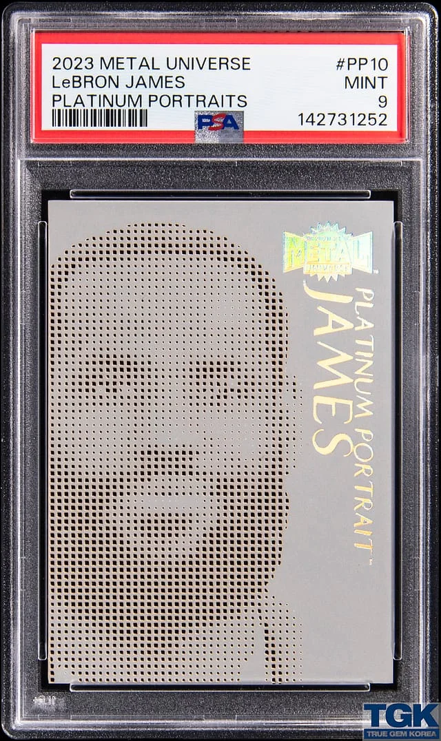 2023 SkyBox Metal Universe LeBron James Platinum Portraits #PP10 card image