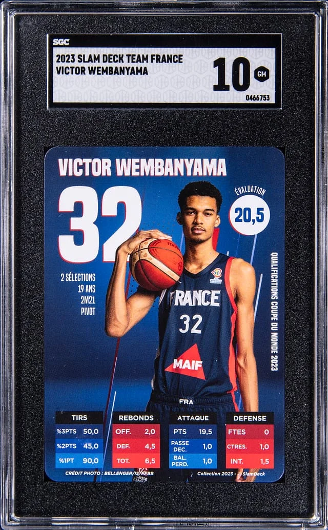 2023 Slam Deck Team France Victor Wembanyama #NNO card image