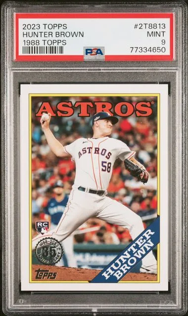 2023 Topps 2T88-13 Hunter Brown 1988 Topps Baseball Series #2 card image