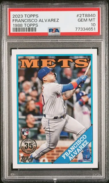 2023 Topps 2T88-40 Francisco Alvarez 1988 Topps Series #2 card image