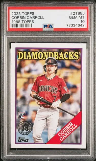 2023 Topps 2T88-5 Corbin Carroll 1988 Topps Baseball Series #2 card image