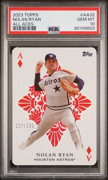 2023 Topps Aa32 Nolan Ryan All Aces Series #2 card image