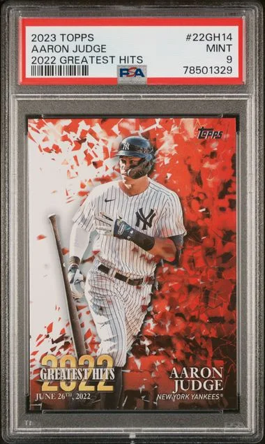 2023 Topps Aaron Judge 2022 Greatest Hits #22Gh14 card image