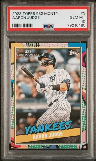 2023 Topps Aaron Judge 582 Montgomery Set #3 card image