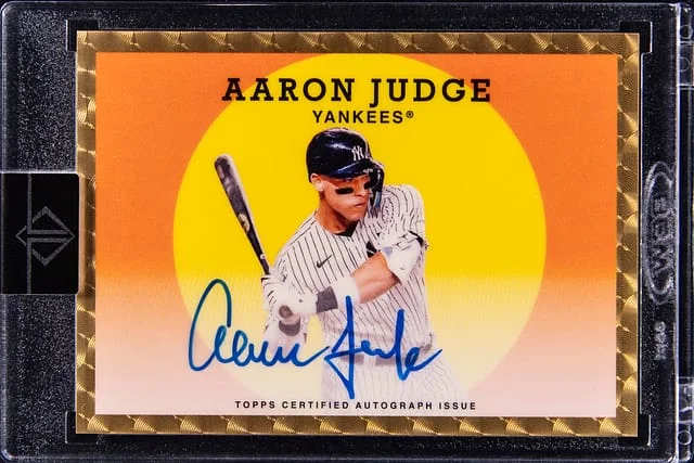 2023 Topps Aaron Judge Transcendent '59 Topps SuperFractor Autograph #59CA-AJ card image