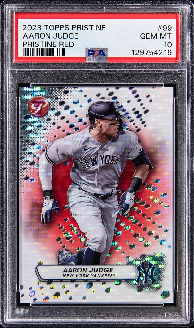 2023 Topps Aaron Judge Pristine Red #99 card image