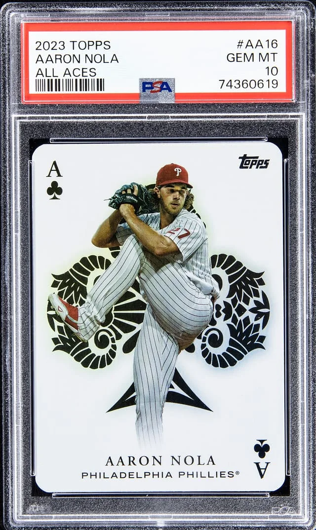 2023 Topps Aaron Nola All Aces #AA-16 card image