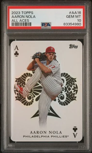2023 Topps Aaron Nola All Aces #AA16 card image