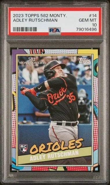 2023 Topps Adley Rutschman 582 Montgomery Set #14 card image