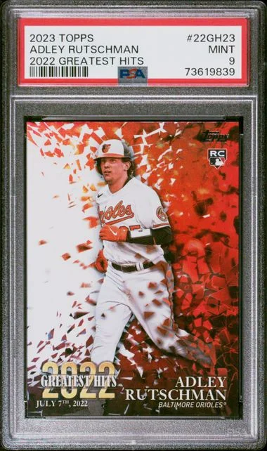 2023 Topps Adley Rutschman 2022 Greatest Hits #22GH-23 card image
