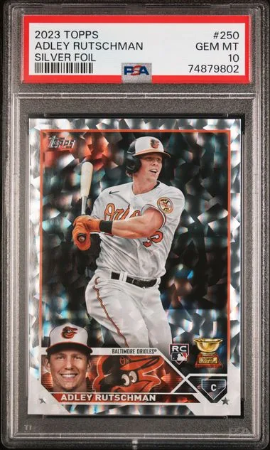 2023 Topps Adley Rutschman First Edition Gold Foil #250 card image
