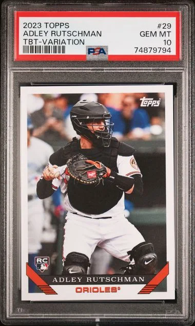 2023 Topps Adley Rutschman Throwback Thursday Variation #29 card image