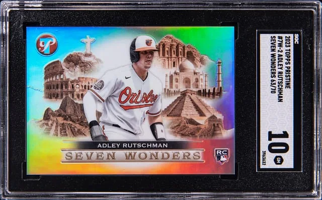 2023 Topps Adley Rutschman Pristine Seven Wonders #7W-2 card image