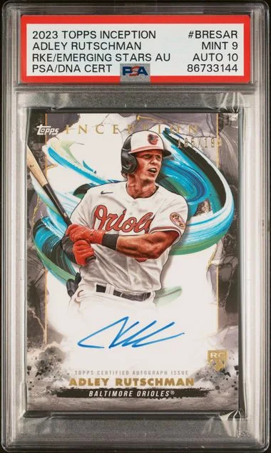 2023 Topps Adley Rutschman Inception & Emerging Stars Autographs #BRES-AR card image