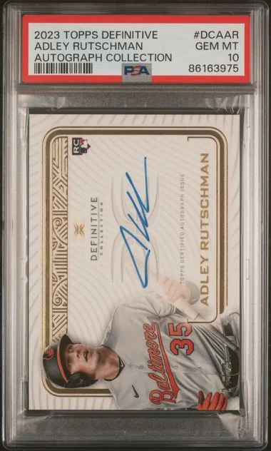 2023 Topps Adley Rutschman Definitive Collection Definitive Autograph Collection #DCAAR card image