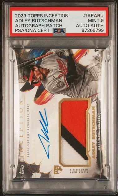 2023 Topps Adley Rutschman Inception Inception Autograph Patch #IAPARU card image
