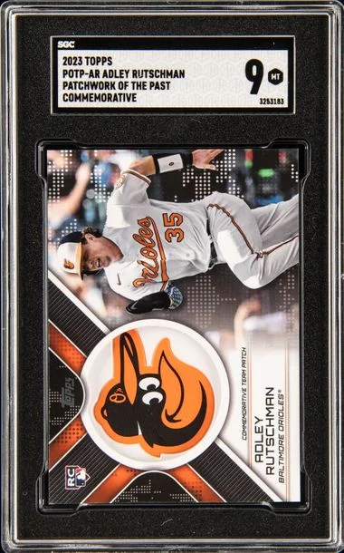 2023 Topps Adley Rutschman Patchwork Of The Past Commemorative #POTP-AR card image