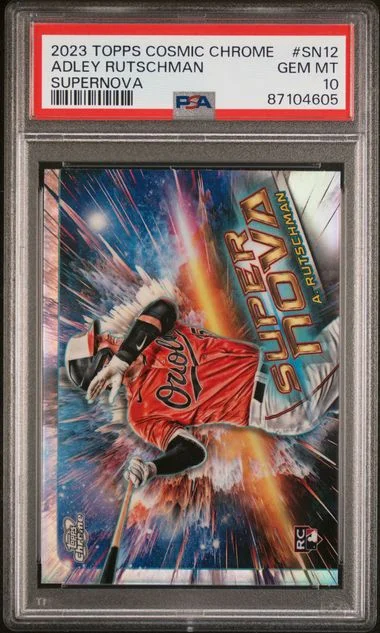 2023 Topps Adley Rutschman Cosmic Chrome Supernova #SN12 card image