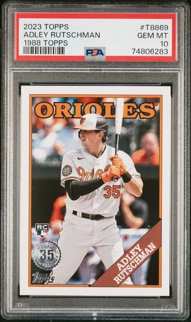 2023 Topps Adley Rutschman 1988 Topps Baseball Blue #T8869 card image