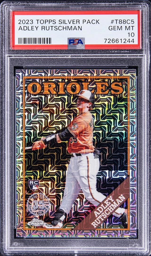 2023 Topps Adley Rutschman Silver Pack 1988 Chrome Promo #T88C5 card image