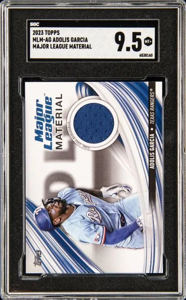 2023 Topps Adolis Garcia Game-Used Major League Material #MLM-AG card image