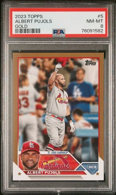 2023 Topps Albert Pujols Gold #5 card image