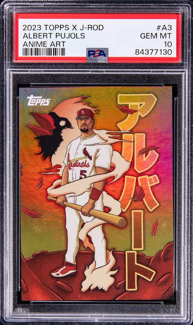 2023 Topps Albert Pujols X J-Rod Anime Art #A3 card image