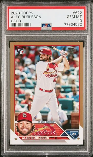 2023 Topps Alec Burleson Gold #622 card image