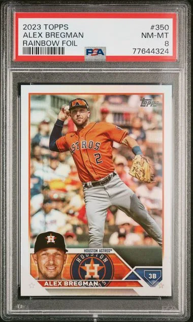 2023 Topps Alex Bregman Rainbow Foil #350 card image