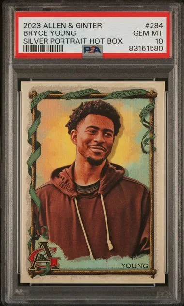 2023 Topps Allen & Ginter Bryce Young Silver Portrait Hot Box #284 card image