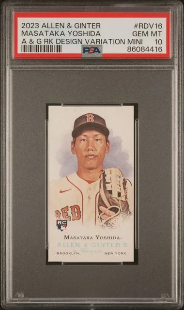 2023 Topps Allen & Ginter Masataka Yoshida A & G Design Variation Mini #RDV16 card image