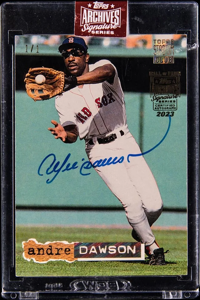 2023 Topps Andre Dawson Hall Of Fame Signature Series '94 Topps Stadium Club Autograph #371 card image