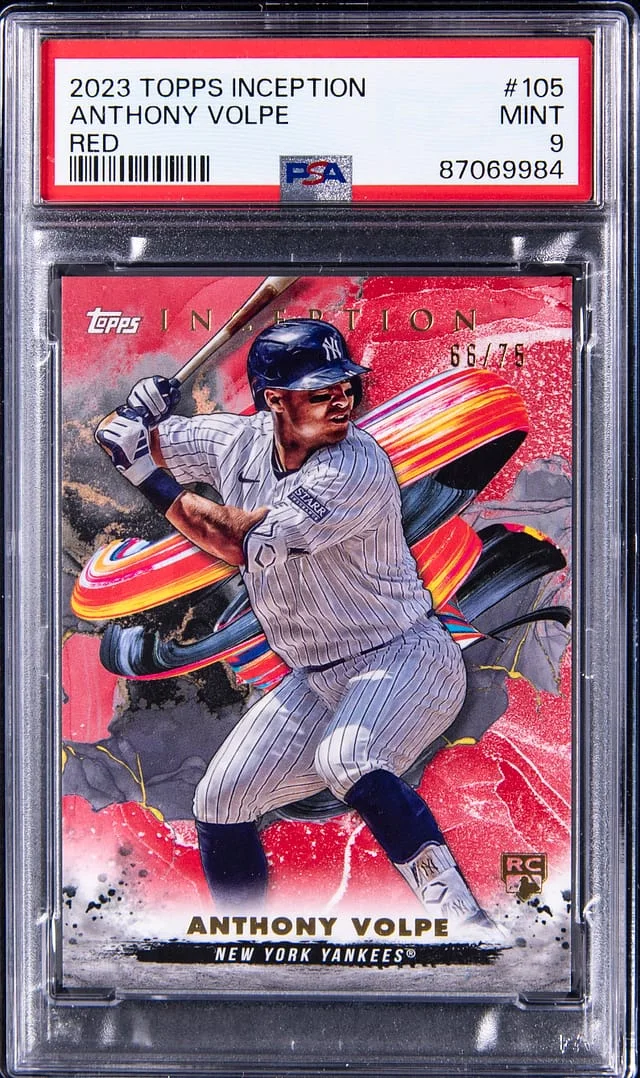 2023 Topps Anthony Volpe Inception Red #105 card image