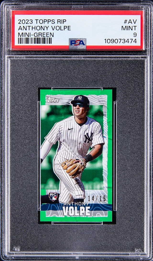2023 Topps Anthony Volpe Rip Mini-Green #AV card image