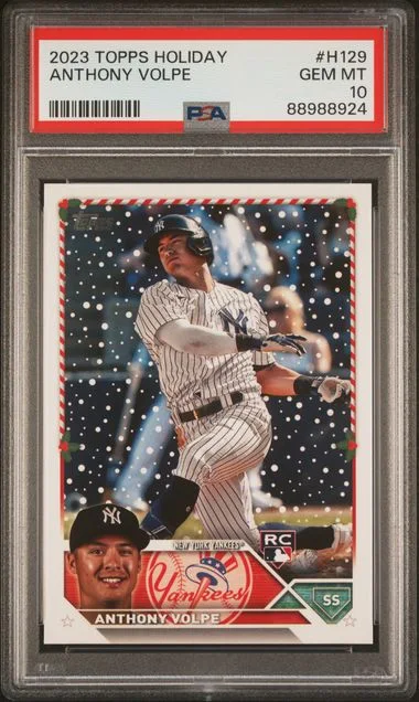 2023 Topps Anthony Volpe Holiday #H129 card image