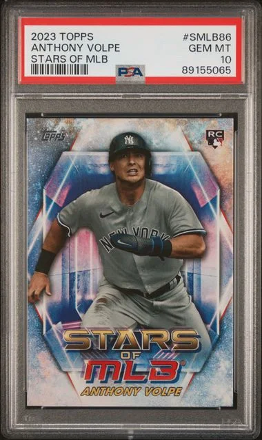 2023 Topps Anthony Volpe Stars Of MLB Update #SMLB86 card image