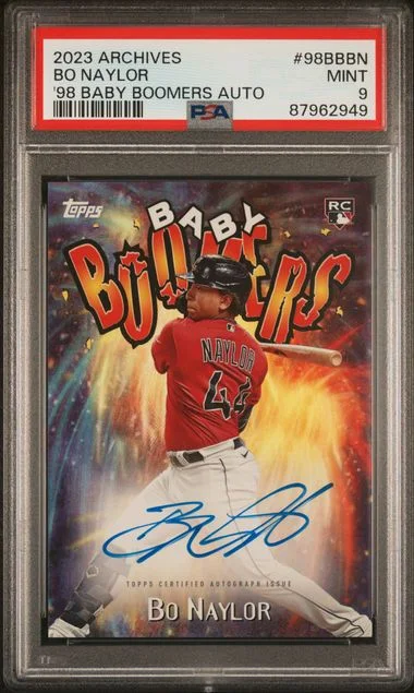 2023 Topps Archives Bo Naylor 1998 Baby Boomers Autographs #98BBBN card image