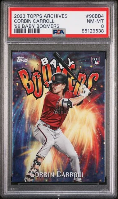 2023 Topps Archives Corbin Carroll 1998 Baby Boomers #98BB4 card image