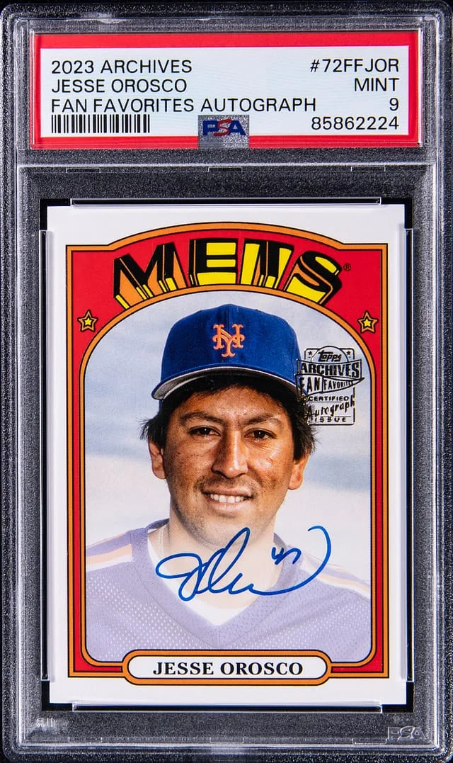 2023 Topps Archives Jesse Oroco Fan Favorites Autograph #72FFJOR card image