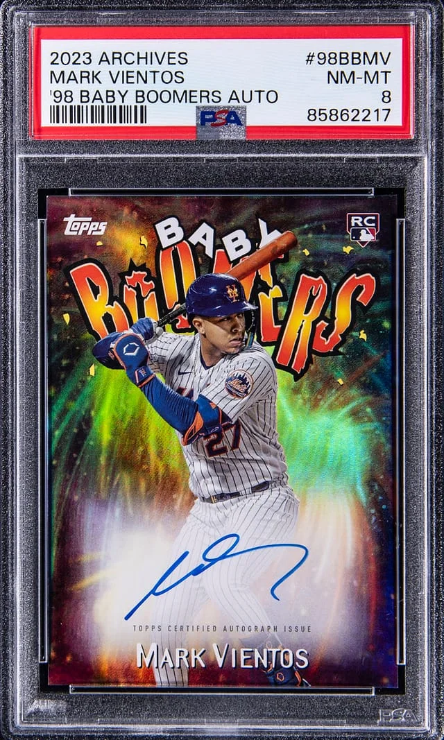 2023 Topps Archives Mark Vientos 1998 Baby Boomers Autographs #98BBMV card image