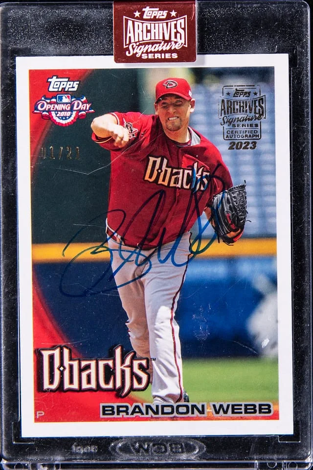 2023 Topps Archives Signature Series Brandon Webb #198 card image