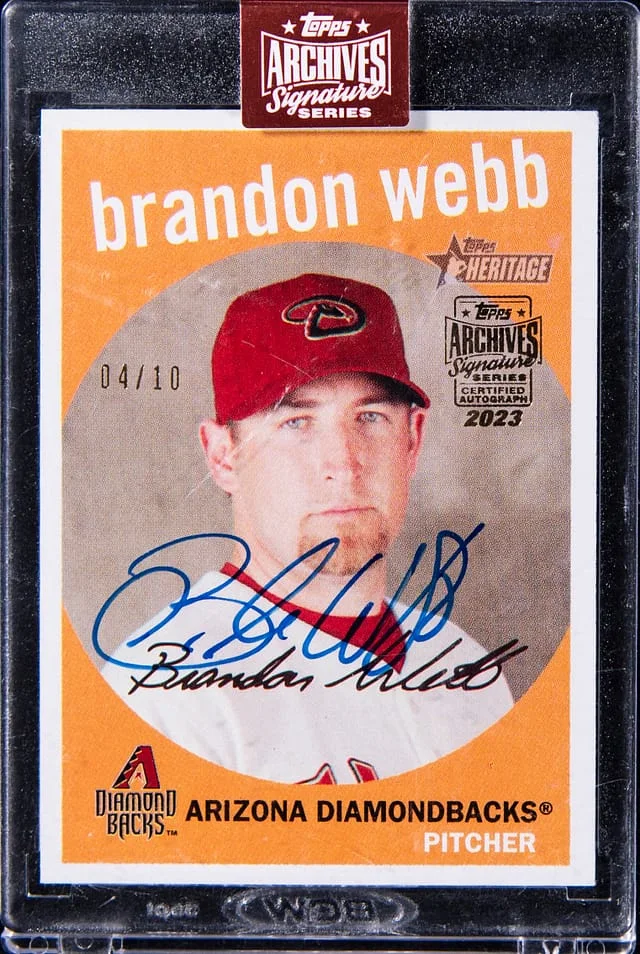 2023 Topps Archives Signature Series Brandon Webb #97 card image
