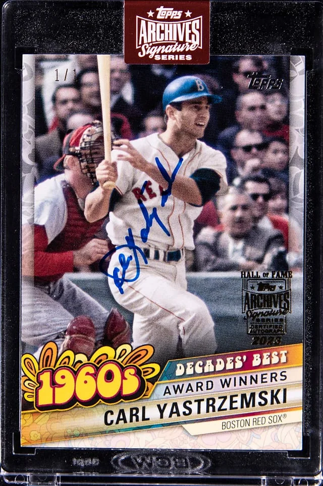 2023 Topps Archives Signature Series Carl Yastrzemski #DB-14 card image